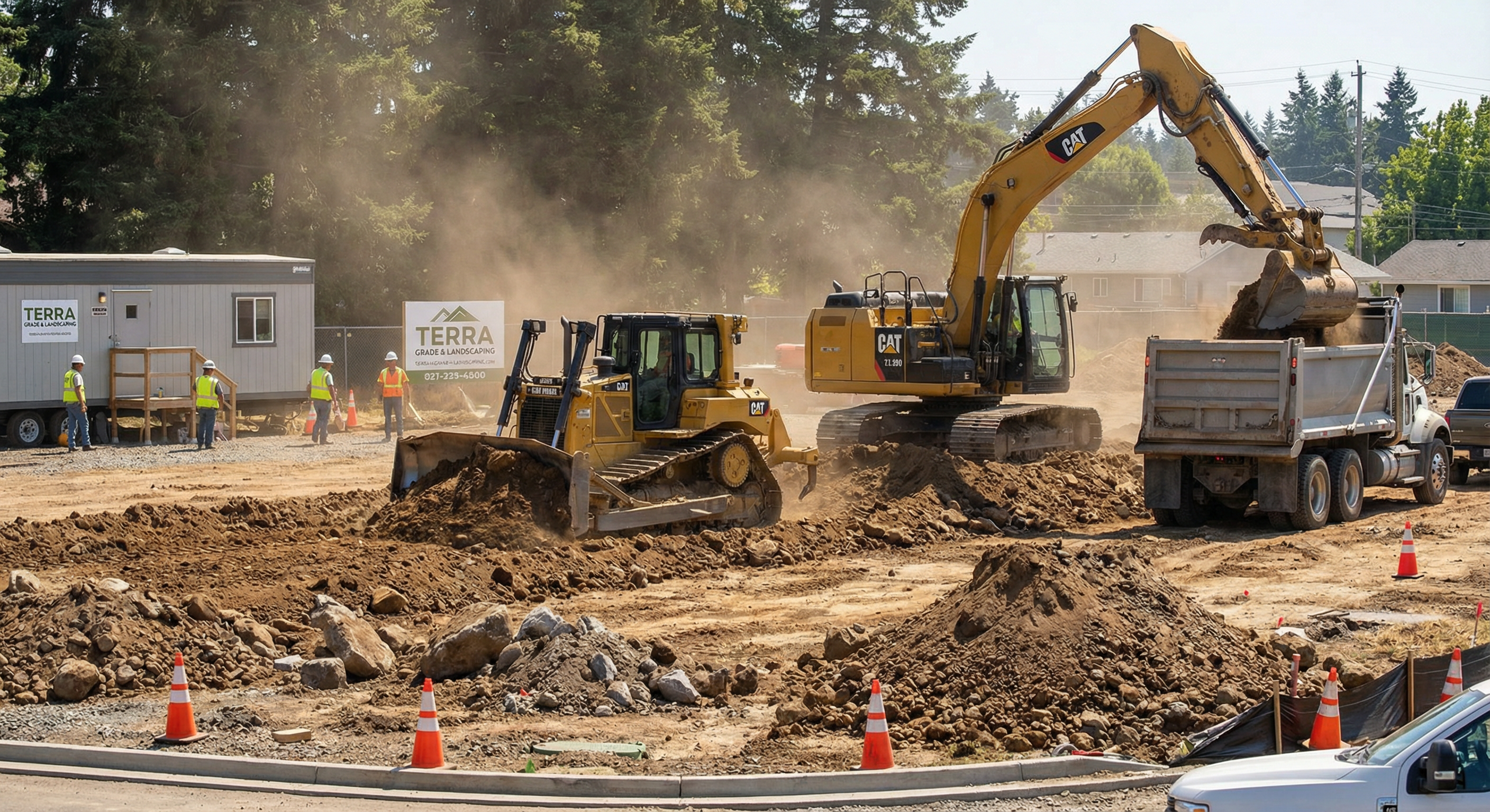 Land improvement and grading services in Northwest Georgia