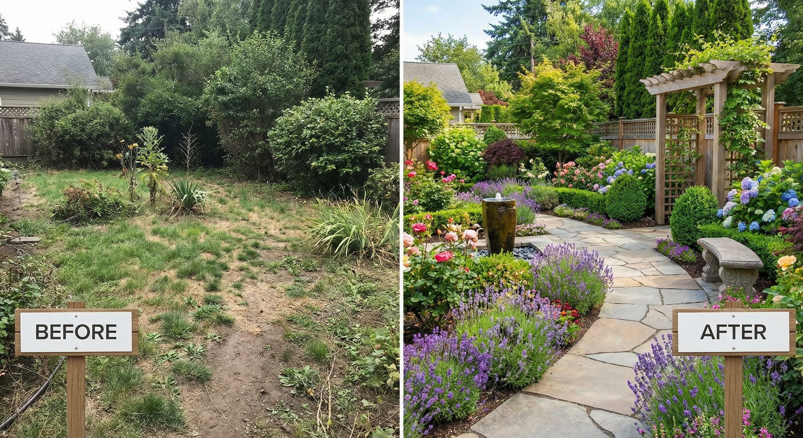 Custom landscape design and installation in Rome, Cartersville, and Northwest Georgia